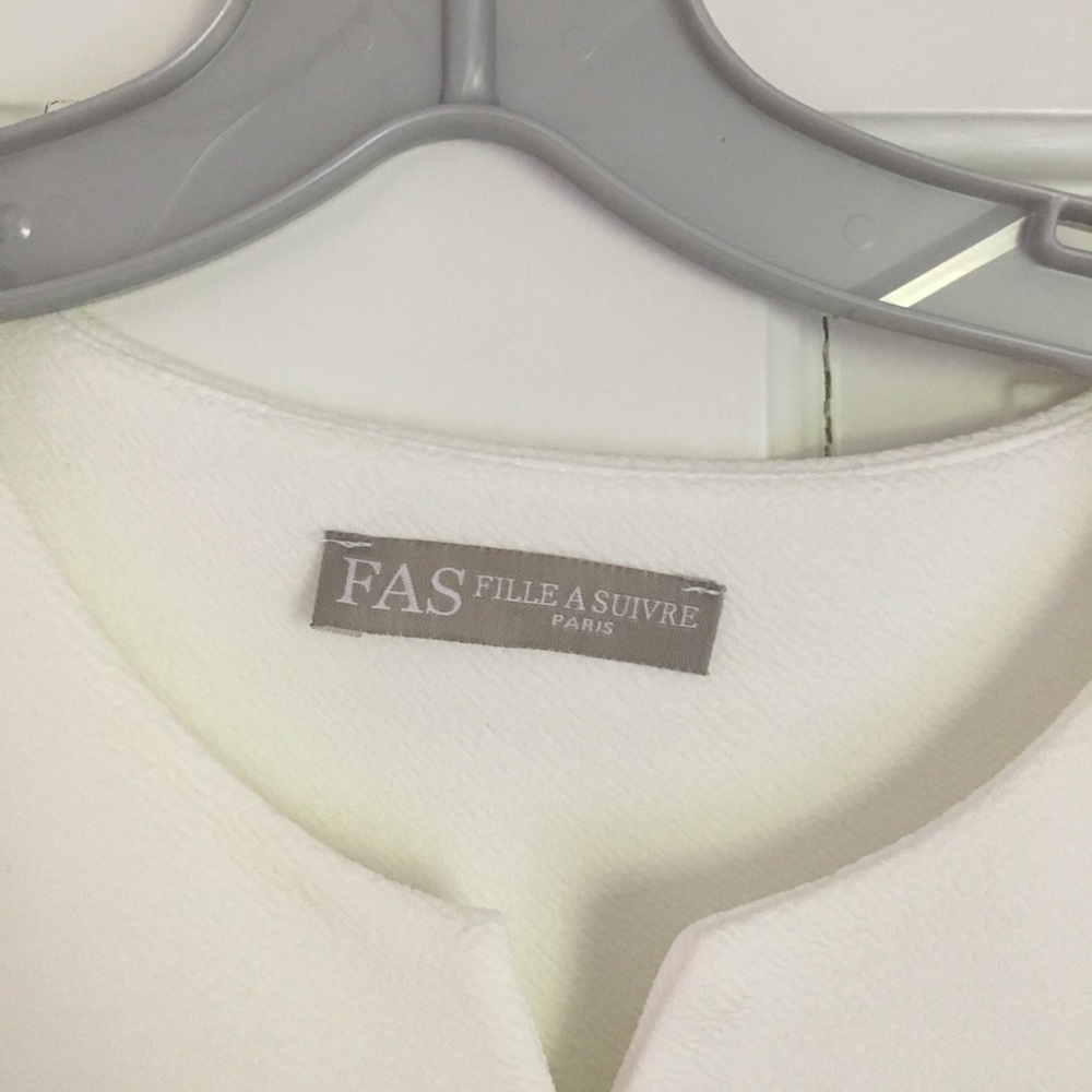 French sleeveless black and white lace dress - Picture 2 of 6